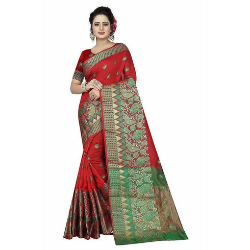 Cotton Saree With Blouse Piece